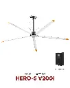 Quạt trần HVLS HERO-5 V200i Ø5.0m |