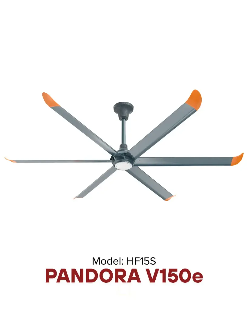 Quạt trần HVLS Pandora V150e Blue Royal |