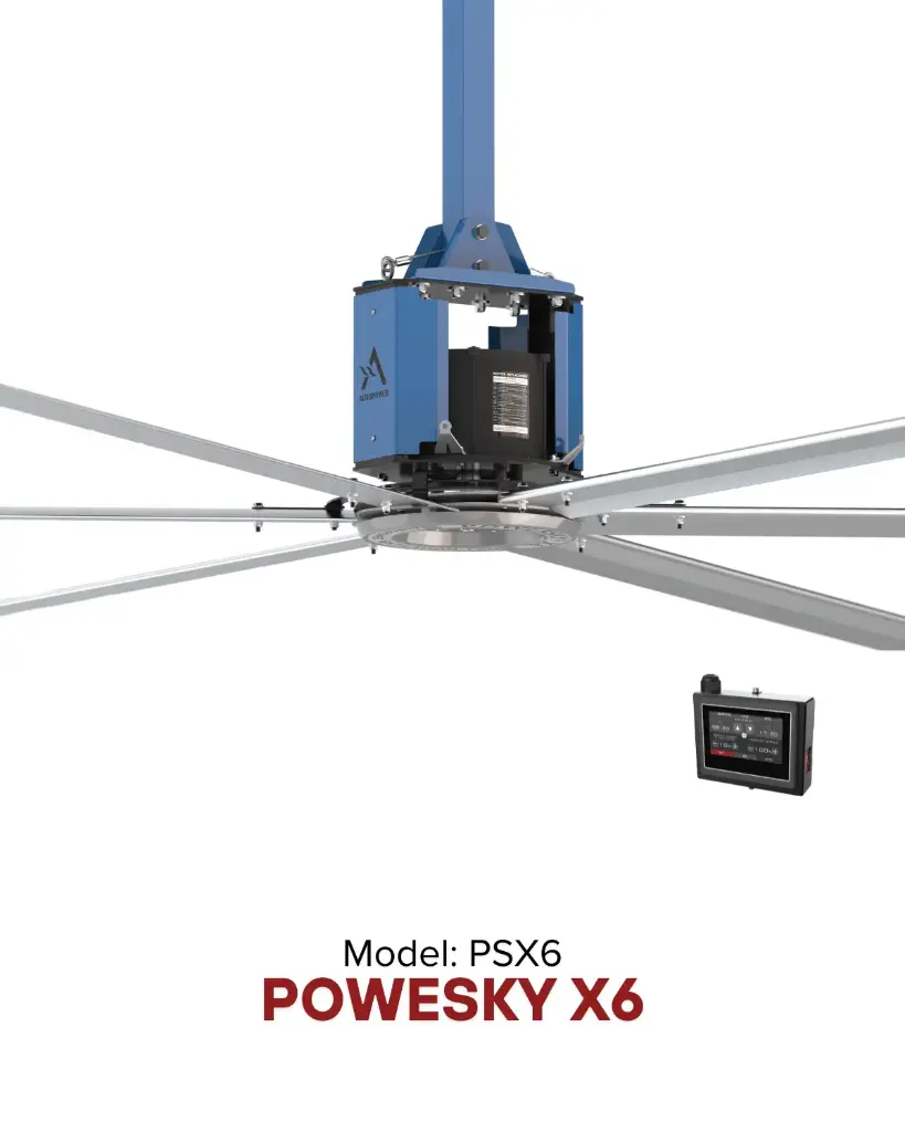 HVLS POWERSKY X6 Ø 5m |