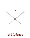 Quạt trần HVLS HERO-6 V380e Ø 7.3m